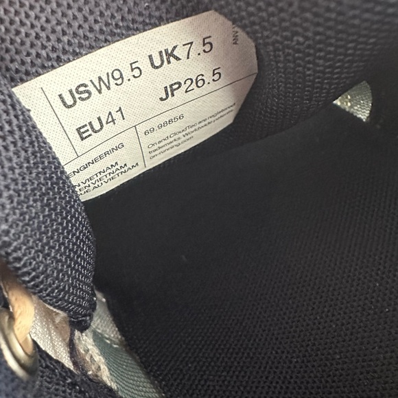 Womens On Running Cloud 5 Push White/Cobble Sz 9.5 - Picture 8 of 15